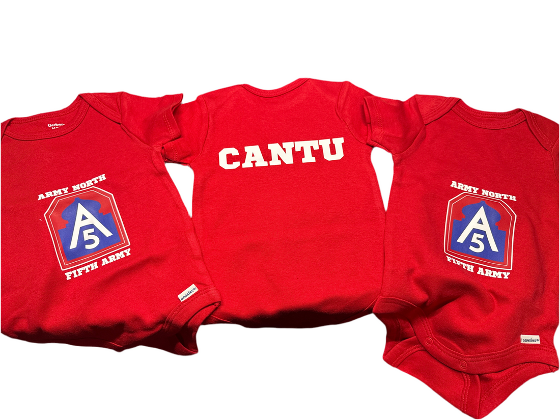 A5 Custom Onesie Printing